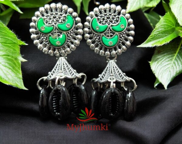 Oxidised Jhumka Earring For Women